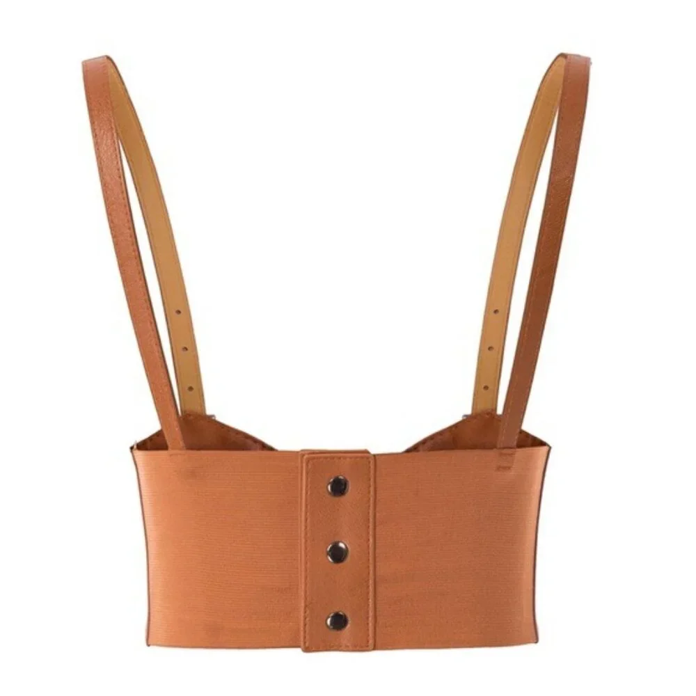 Classy Corset Leather Cinch Belt New